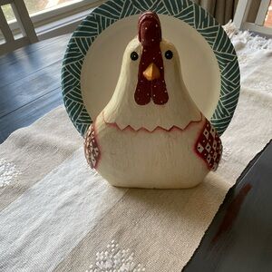 Decorative Chicken Paper Plate Holder